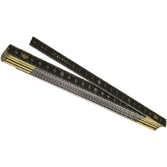 DOBLE METRO ALUMINIO NEGRO 10 VARILLAS MM - 21036 --Leer más