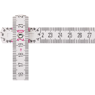 Metro plegable de madera modelo 1707, 2 m-Leer más