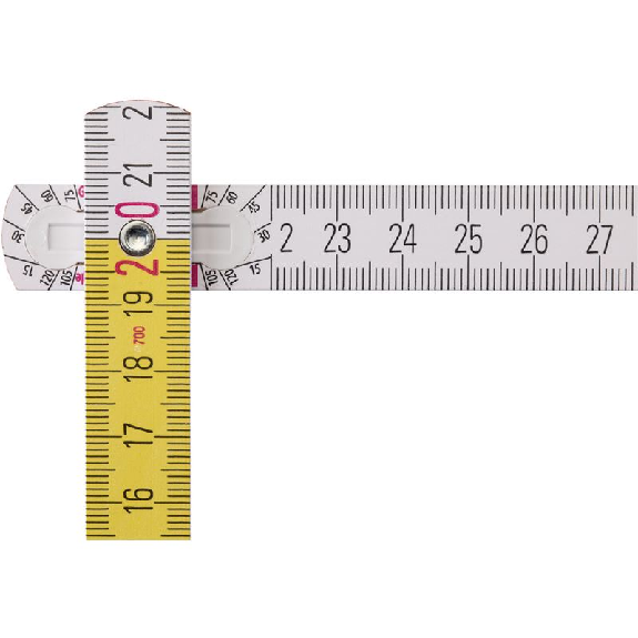 Metro plegable de madera modelo 717, 2 m-Leer más