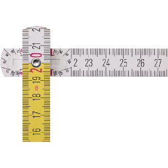Metro plegable de madera modelo 717, 2 m-Leer más