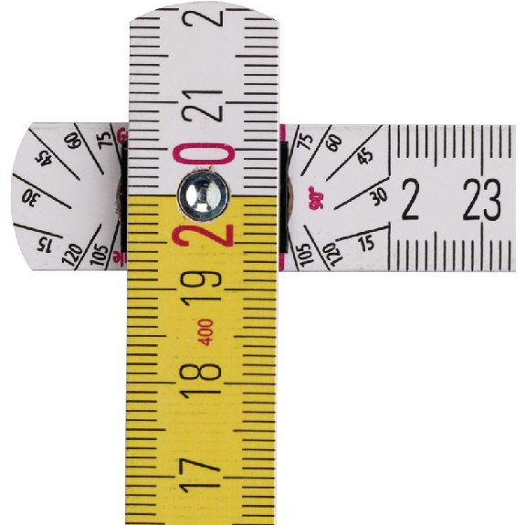 Metro plegable de madera modelo 417, 2 m-Leer más