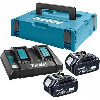 Kit de baterías 6,0 Ah con cargador doble