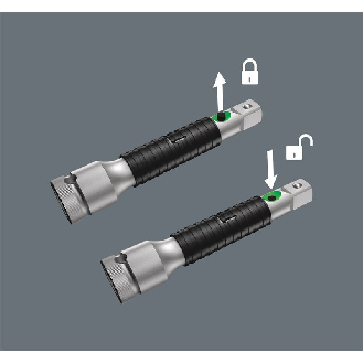 8796 LA Zyklop-Verlängerung "flexible-lock" mit Schnelldrehhülse, lang, 1/4", 1/4" x 150 mm-Beschreibung lesen