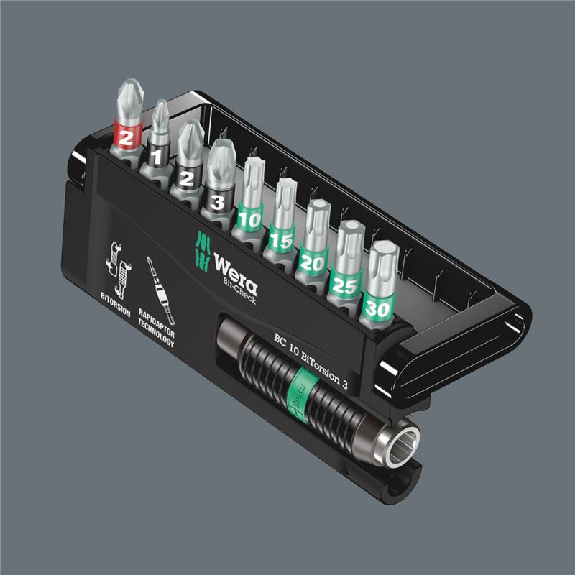 Estuches de puntas Bit-Check 10 BiTorsion 3 SB --Leer más