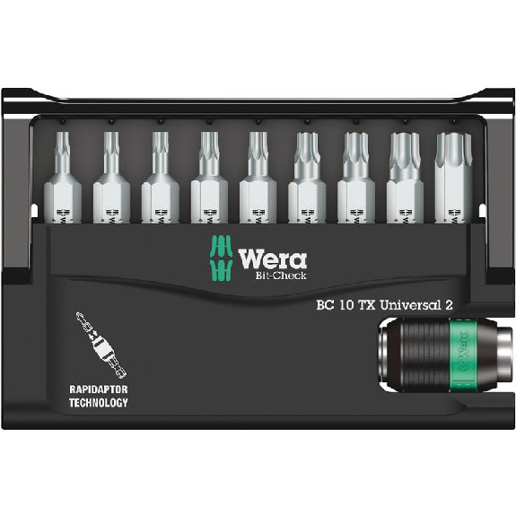 Estuches de puntas Bit-Check 10 TORX Universal 2 --Leer más