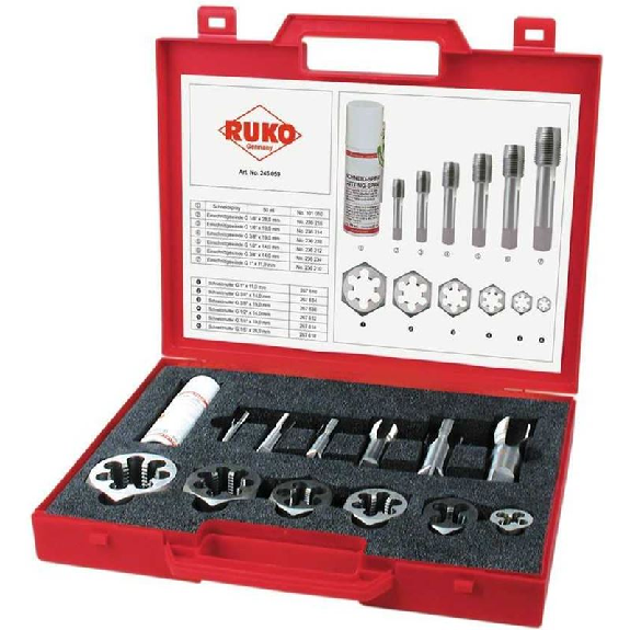 Juego de machos HSS de reparación para roscas de tuberías cilíndricas saniatrias rectificados Juego de machos HSS de reparación para roscas de tuberías cilíndricas saniatrias rectificados-Leer más