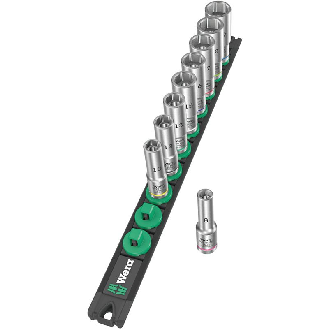 Juego de vasos de llave Zyklop 3/8 Socket Rail B Deep 1 --Leer más