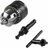 1 juego SDS-Plus de 3 piezas, portabrocas, adaptador, llave 1 juego SDS-Plus de 3 piezas, portabrocas, adaptador, llave