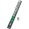 Juego de vasos de llave Zyklop 3/8 Socket Rail B 4 -