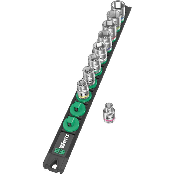 Juego de vasos de llave Zyklop 3/8 Socket Rail B 4 --Leer más