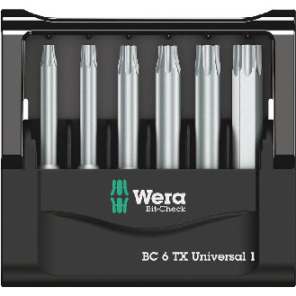 Estuches de puntas Bit-Check 6 TORX Universal 1 SB --Leer más