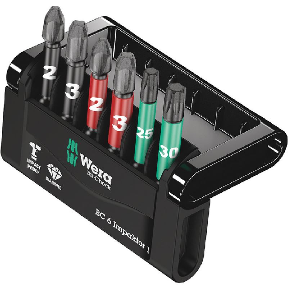 Estuches de puntas Bit-Check 6 Impaktor 1 SB --Leer más