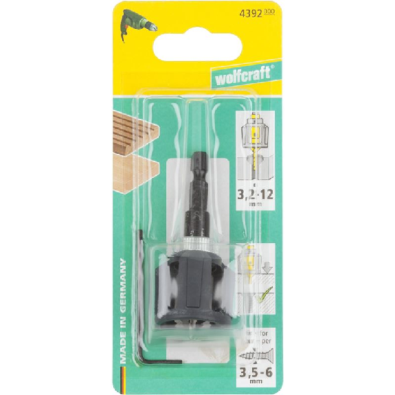 1 broca con avellanador y tope de profundidad   3.2 x 12 mm 4392000-Leer más