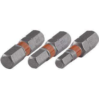 1 juego de puntas Solid, 3 piezas hexagonal 4 + 5 + 6 mm-Beschreibung lesen