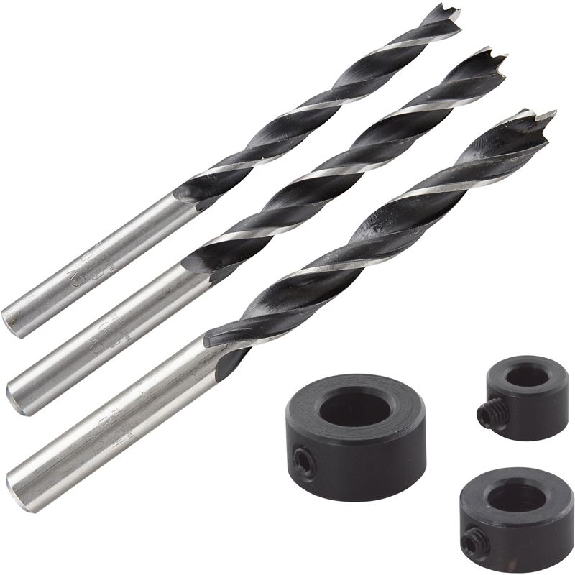 1 juego de 6 piezas de brocas espirales para madera   6, 8, 10 mm-Leer más