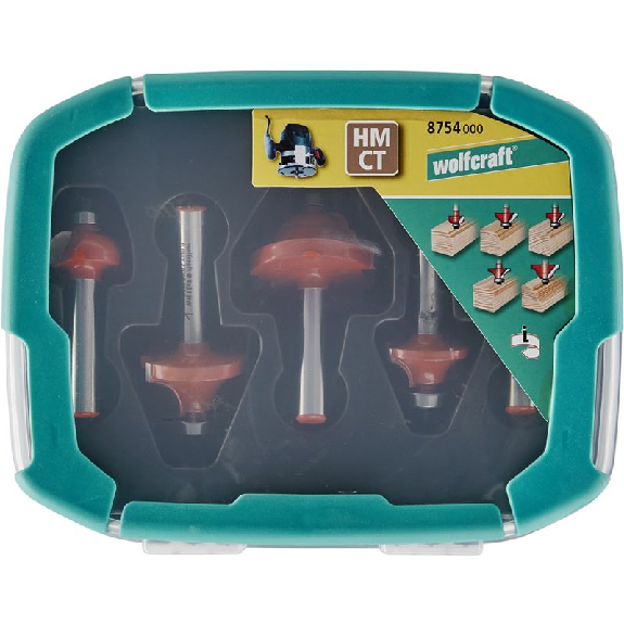 1 set de fresas para perfiles CT de 5 pzas.-Leer más