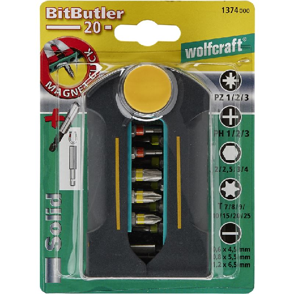 1 caja de puntas BitButler Solid, 21 piezas-Leer más