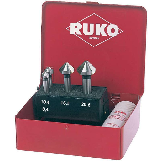102151A - Juego de 4 avellanadores cónicos DIN 335 forma C HSS 90° para aluminio-Leer más