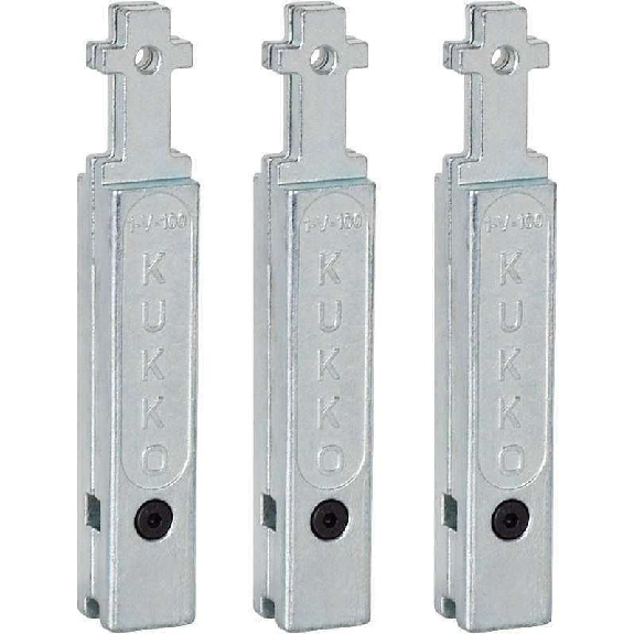 1-V-150-S  Juego 3 extensiones para patas extractores de rodamientos 30-1/30-10 (Largo 150mm)-Leer más