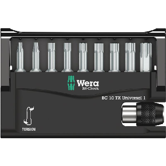 Estuches de puntas Bit-Check 10 TORX Universal 1 --Leer más