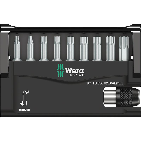 Estuches de puntas Bit-Check 10 TORX Universal 1 --Leer más
