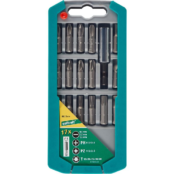 1 caja de puntas 2c., Solid 17p. SL,PH,PZ,T-Leer más