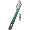 Juego de vasos de llave Zyklop 1/2 Socket Rail C Deep 1 -