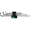 Juego de llaves acodadas s cromado mate 950/9 Hex-Plus 4 -