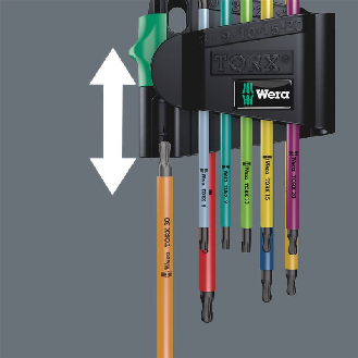 Juego de llaves acodadas BlackLaser 967/9 TORX BO Multicolour 1 - 05024335001 --Leer más