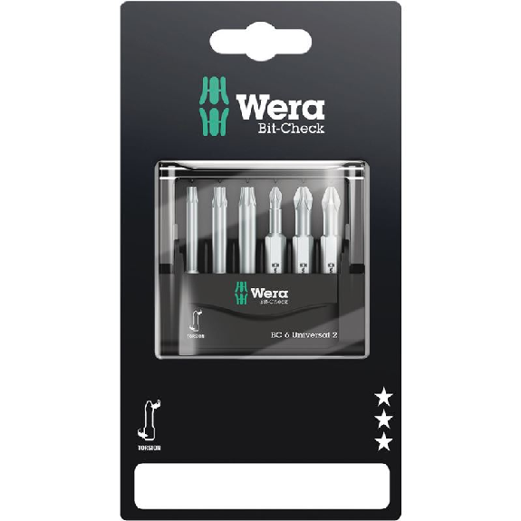 Estuches de puntas Bit-Check 6 Universal 2 SB --Leer más