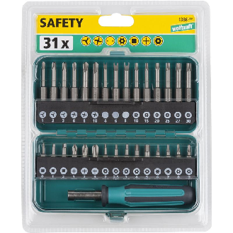 1 caja de puntas de seguridad combinadas Solid de 31 piezas-Leer más