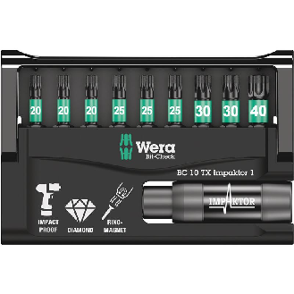 Estuches de puntas Bit-Check 10 TORX Impaktor 1 --Leer más