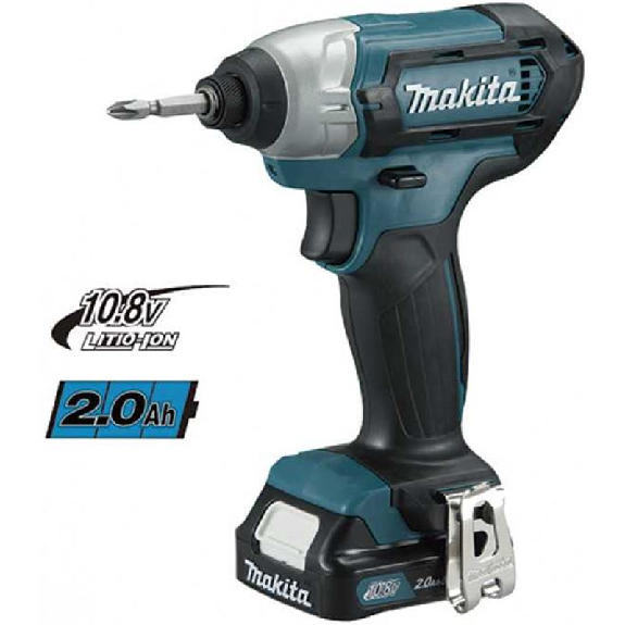 Atornillador de impactos 12Vmax - 2.0 Ah LI-ION TD110DSAE-Leer más