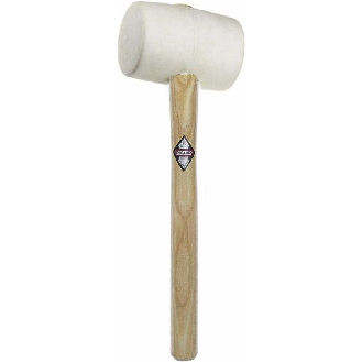 Maza de goma blanca 75 mm x 800 g rd-Leer más
