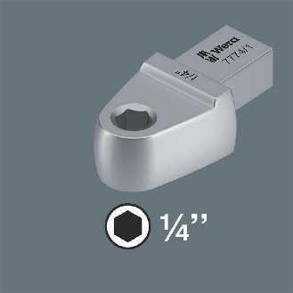 Wera 7774/1 Einsteckwerkzeug Bitadapter 1/4&quot;, 9x12 mm, 9x12 x 1/4&quot-Beschreibung lesen