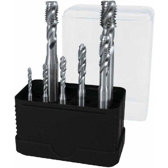 Juego de 7 machos máquina M DIN 371/376 tipo C 35o HSS rectificados-Leer más