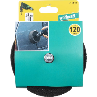 1 cabezal de pulir, vástago 8 mm, Ø 120 x 40 mm-Leer más