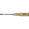 96602 - Destornillador Phillips punta negra con mango de madera (PH2x100)