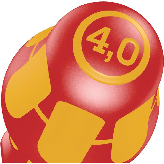 Destornillador aislado-VDE 160 i 08 x 40 x 100 mm SB --Leer más