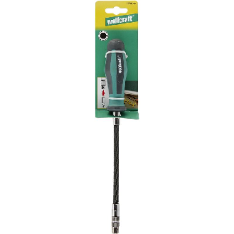 1 atornillador manual con vástago flexible y portapuntas de 289 mm-Leer más
