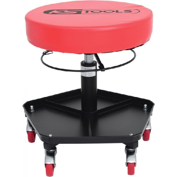 Tabouret de mécanicien sur roulette réglable en hauteur KSTOOLS-Lire la description