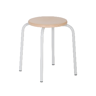 Tabouret empilable assie bois massif vernis-Lire la description