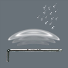 Llave acodada  cromado mate 950 PKL Hex-Plus 100 -