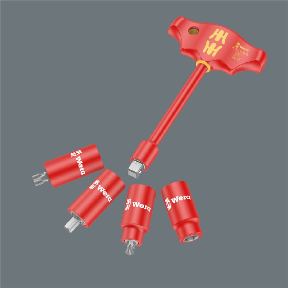 Destornillador adaptador con mango en T 3/8 410 i VDE B --Leer más