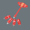 Destornillador adaptador con mango en T 3/8 410 i VDE B -