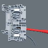 Destornillador set Kraftform Plus Serie 100 165 iS PZ/S # 1 + 2 -
