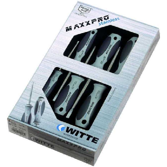 670008 - Juegos de destornilladores MAXXPRO Inoxidable Puntas Torx (x6)-Leer más