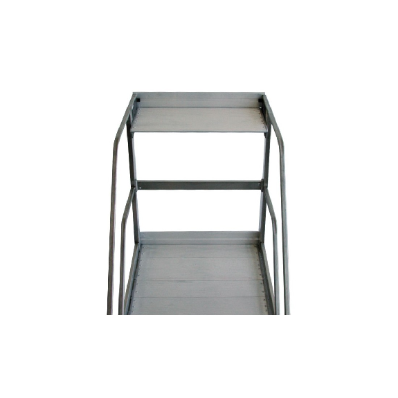 Scala a Castello Palchetto 6 SCALINI H 150 CM Magazzino Industria in acciaio INOX e alluminio Certificata D. Lgs. n° Scala a Castello Palchetto 6 SCALINI H 150 CM Magazzino Industria in acciaio INOX e alluminio Certificata D. Lgs. n°-Leggi tutto