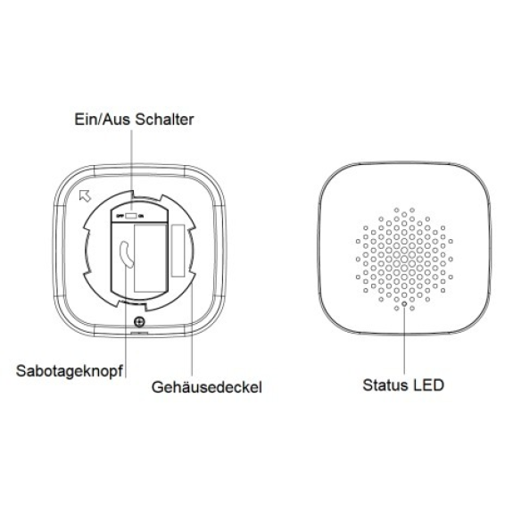 Dahua - ARA12-W2(868) - Alarm - Sirene Innen, - Sirene Innenbereich 868MHz-Beschreibung lesen