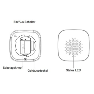 Dahua - ARA12-W2(868) - Alarm - Sirene Innen, - Sirene Innenbereich 868MHz-Beschreibung lesen